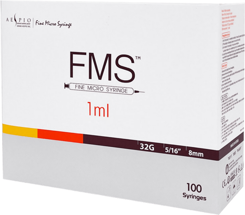 FMS 1ml Syringe x100 32G