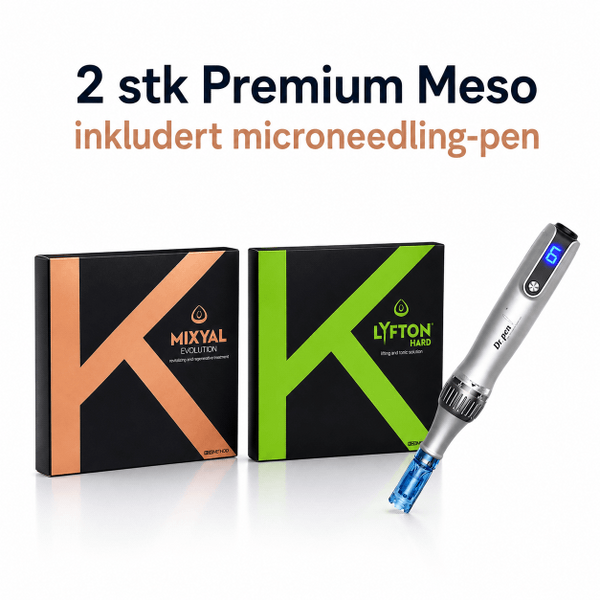 Premium Meso inkludert microneedling-pen