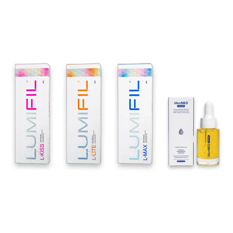 Lumifil-pakken: 35 sprøyter + AfterMED Finish Mini